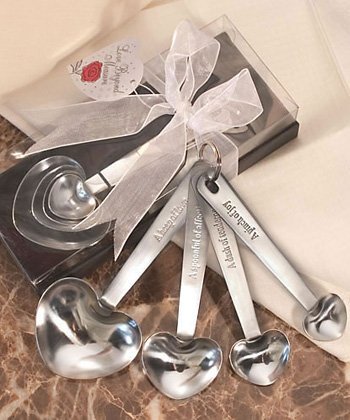Amazon Com Heart Shaped Measuring Spoon Favors 40 Health