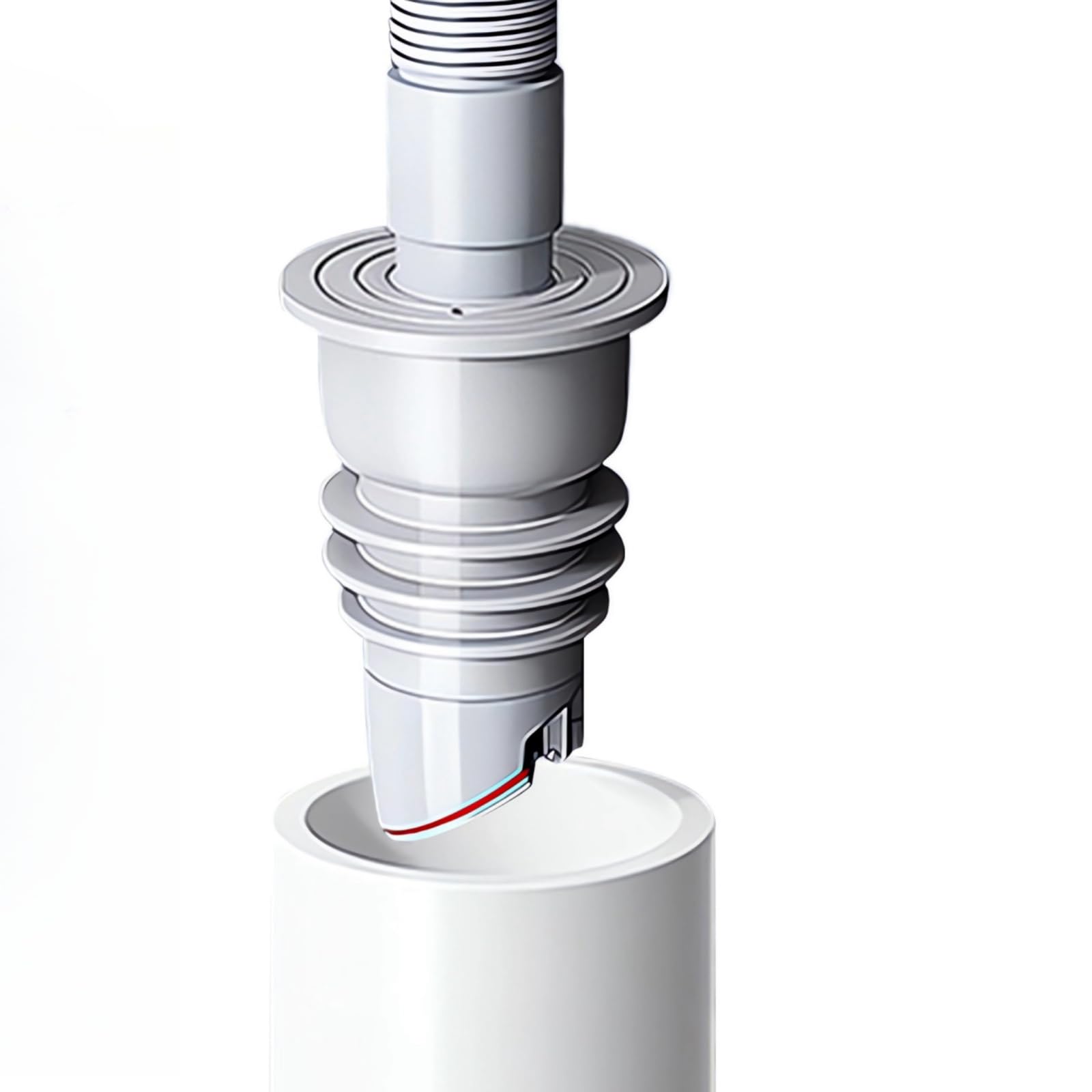 Photo 1 of QruiLanTu1-1/2 Washing Machine Drain Hose Seal,Anti-Odor Floor Drain Plug Sewer Pipe Seal Ring Sealing Cover,Backflow Preventer,Silicone Anti-Odor Floor Drain Sewer Deodorant Cover(1.37"-1.57")
