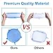 Silicone Stretch Lids - MMTX 12Pcs Reusable Food Storage Lids Durable Silicone Bowl Covers Elastic Food Covers with Various Sizes, Keep Food Fresh