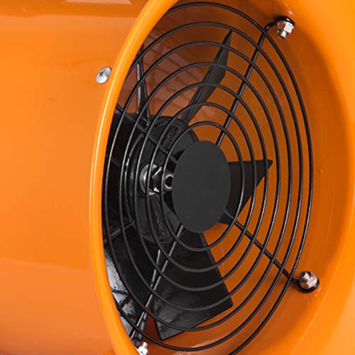 OrangeA Utility Blower Fan 10 inch Portable Ventilator High Velocity Utility Blower Mighty Mini Low Noise with 10M Duct Hose (10 inch Fan with 10M Hose) - Thumbnail 4