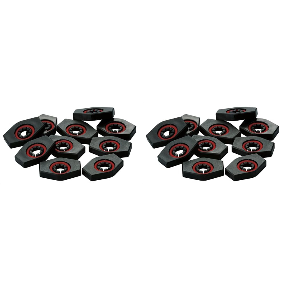 Tama Tension Lock Tension Holder - Drum Kit Hardware Accessory Gadget, Black (TTL10) (Pack of 2)