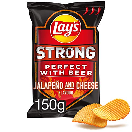Lay's Strong Chips Jalapeno & Cheese, Doos 9 stuks x 150 g - Image 3