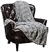 Chanasya Premium Soft Wave Faux Fur Throw Blanket - Soft, Lightweight Reversible Sherpa & Minky Blanket - 50