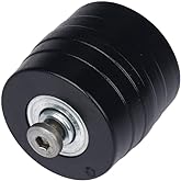 FASTROHY 2 Set Luggage Suitcase Replacement Wheels Axles Rubber Screw Kit OD 42mm