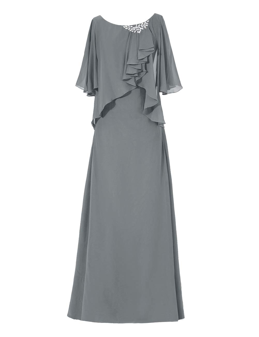 Mother of The Bridal Dress Chiffon Beaded Formal Mother Gown Prom Party