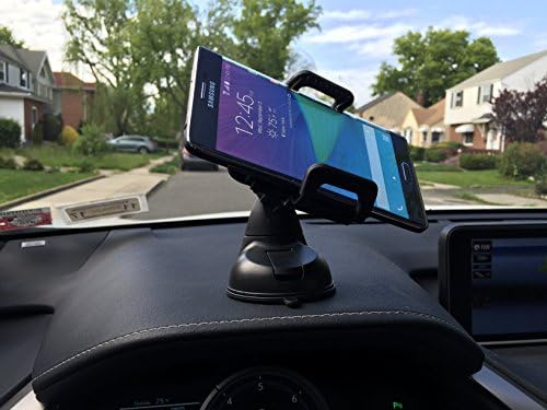 360 Rotatable leather Dashboard or Windshield Mount Holder Cradle Dock Stand for IPHONE 6 6S SE 5 5C 5S 6 PLUS 6S PLUS ( FIT LOVE MEI OTTERBOX MOPHIE LIFEPROOF CASE ON )