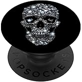 Skull Made in Diamonds - Graphic Design PopSockets Adhesive PopGrip