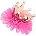 Ecome 3pcs Girl Hairpin Girls Elastic Flower Crown Headwear Hair Accessories