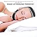 WAKI HOME Anti-Snoring CPAP Chin Straps & Jaw Support Belts - Natural Sleep,Instant Relief - Adjustable Velcro - Non-Sliding Off - Comfortable,Breathable Fabric - Stop Snoring CPAP Headband (Grey)