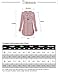 Timeson 3/4 Sleeve Blouses For Women, Ladies Casual Striped Chiffon Blouse V Neck Comfy Loose Fitting Office Blouse Shirts Tops Black White Large