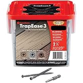 TrapEase 3 Deck Screw 2-1/2" (350) Screws (Saddle/Toasted Sand/Jasper)