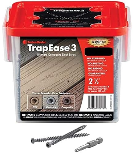 teru3　コケ各種3.5パレット TrapEase 3 Deck Screw 2-1/2