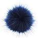 DIY 12pcs Faux Fox Fur Fluffy Pompom Ball Mix Colors for Hats Shoes Scarves Bag Charms Accessories (Mix Colors)