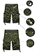 SHDIBA Men's Cotton Cargo Shorts with Multi Pockets Casual Loose Fit Pants Wear