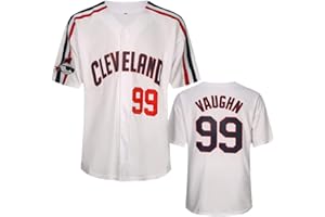 YIMCANLI Men's Ricky Vaughn Movie Jersey #99 Stitched 90s Hip Hop Baseball Jerseys Shirts White Navy Gray