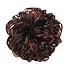 Merrylight Ladies Synthetic Wavy Curly Hair Bun Ribbon Extensions Ponytail Scrunchy Scrunchie Hair Hairpiece