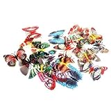 20pcs Colorful Magnet or Pin Fridge Luminous Simulation Dream Butterfly (8cm pin)