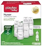 Playtex BPA Free Premium Nurser Bottles with Drop In Liners Gift Set