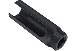 VEHIRANS Professional O2 Oxygen Sensor Socket 1/2” Drive x 7/8” (22mm) with Side Cutout Wire Gate - O2 Sensor Remover and Ins