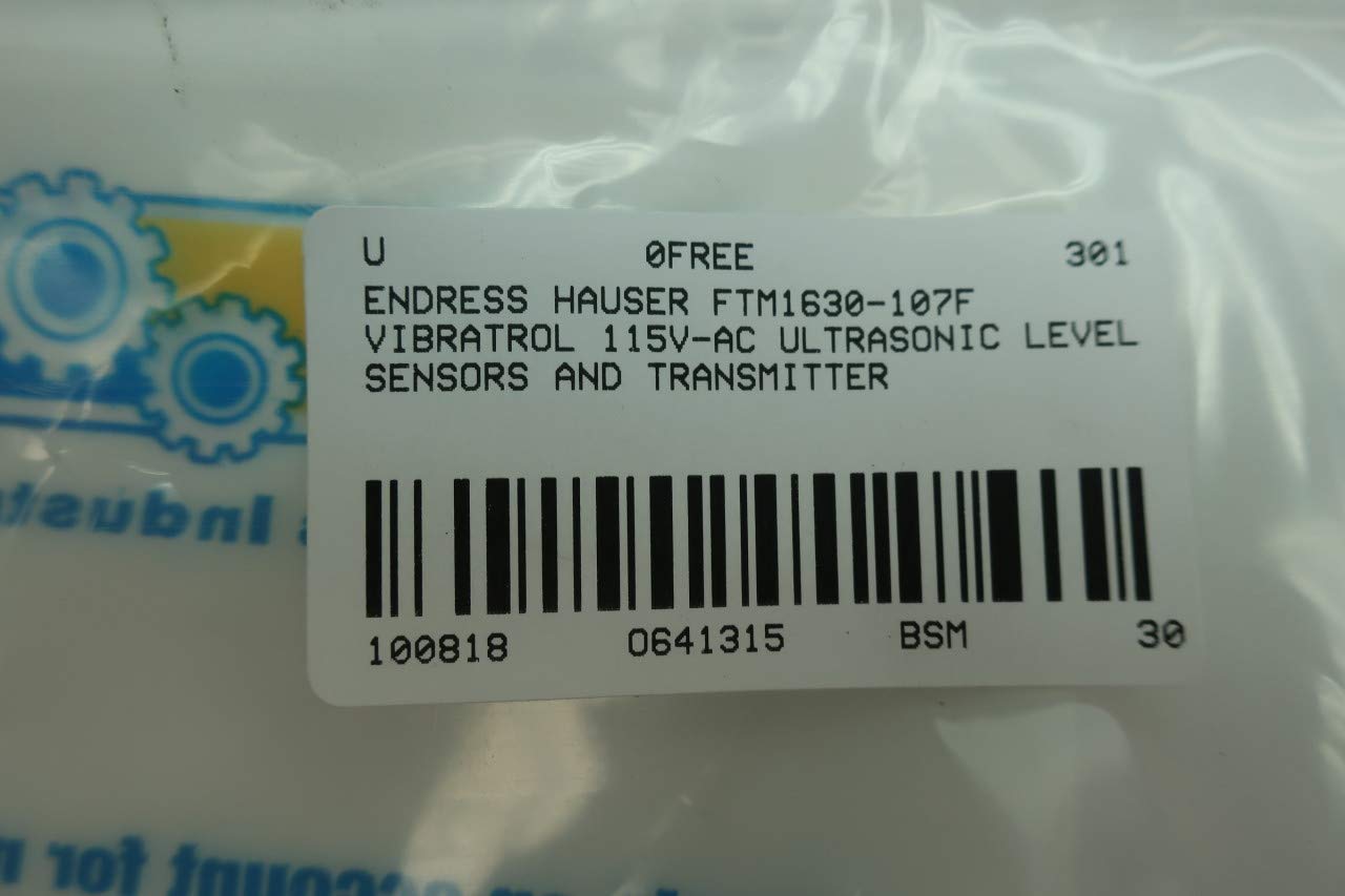 Endress Hauser Ftm1630 107f Vibratrol Ultrasonic Level Transmitter