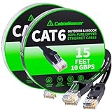 Cat 6 Ethernet Cable 15ft Flat