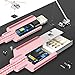 QSSTECH iphone Charger 3PCS 3FT 6FT 10FT Nylon Braided Lightning USB Cable Cord Charger Compatible with iPhone X iPhone 8 8 Plus 7 7 Plus 6 6s 6 Plus, iPhone 5 5s,iPad, iPod (Rose)
