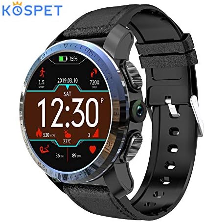 Kospet Optimus Pro Smartwatch 3GB 32GB 800mAh Battery Dual Systems 4G IP67 Waterproof 8.0MP 1.39" Android 7.1.1 MTK6739 1.25GHZ Fitness Tracker Men