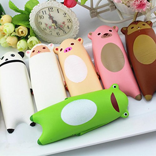 Balakie Xmas Gifts New Squishy Cute Animal Bread Phone Straps Slow Rising Bun Charms Gifts Toys - Thumbnail 2