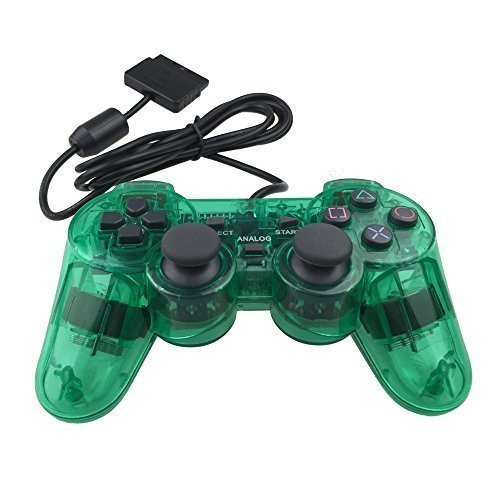 Dotop PS2 Wired Controller for Sony PlayStation 2 Green