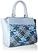 Nine West Gleam Team Satchel Bag, River Blue/Blue Multi, One Size