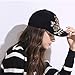 Black Womens Baseball Hat Lace Bling Flower Rhinestone Snapback Hip Hop Cap