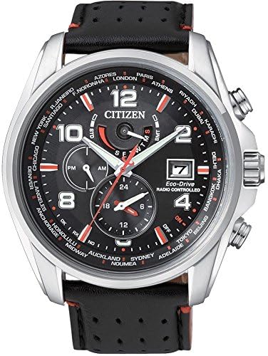 Watch Citizen Eco Drive Radio Controlled AT9030-04E Leather Man