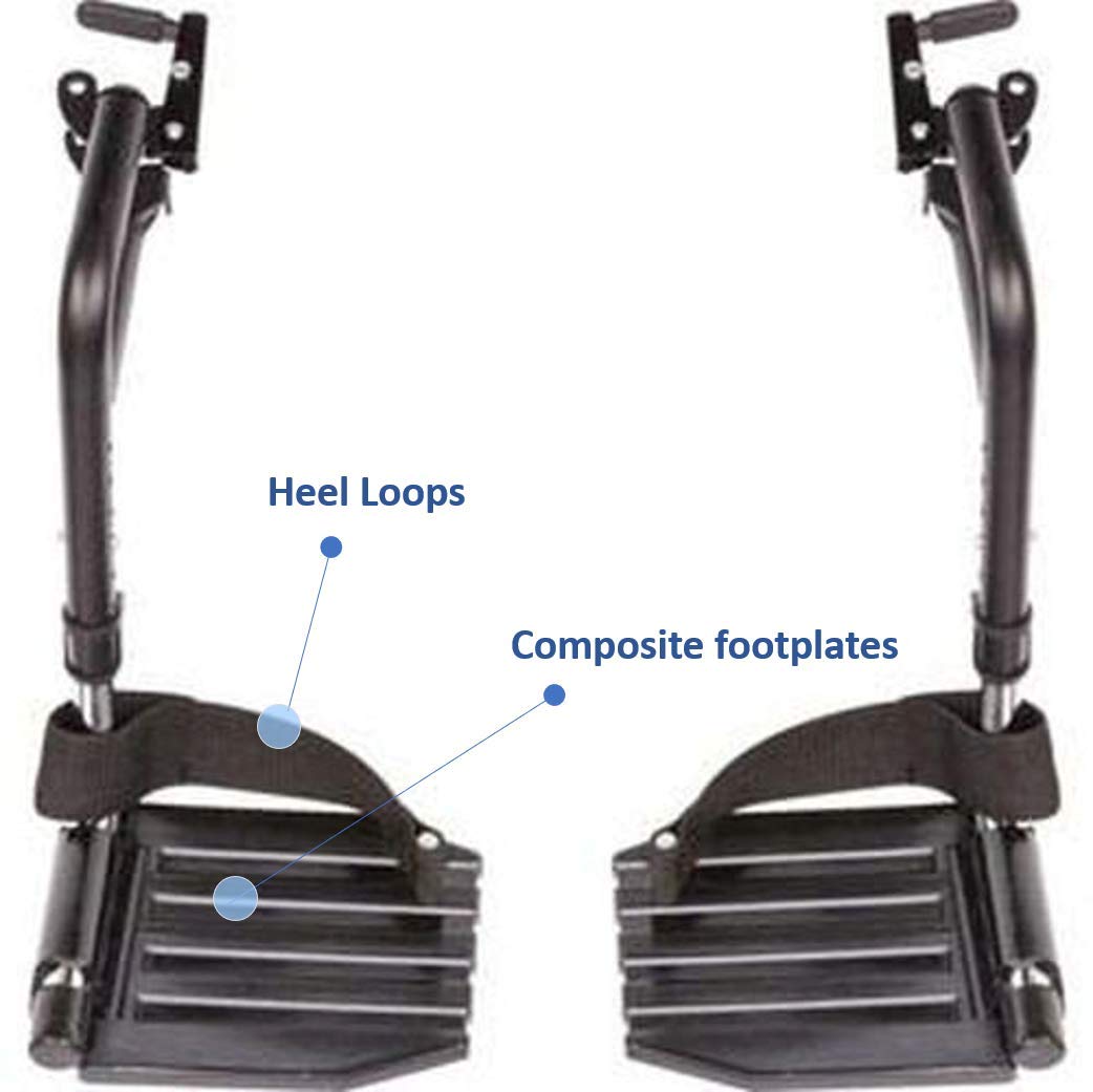 Invacare T424RDAP Tracer IV Wheelchair with Heavy Duty Wheels, 24" x 18" Seat, Desk-Length Arms 9153639571 - A13610 02: Industrial & Scientific