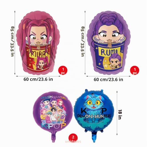 46 Pieces Hunte Birthday Decoration, Hunte Merch with Happy Birthday Banner, Letter Balloons and Cake Topper, Party Decoration Dem0 for Fans and Birthdays