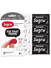 Sugru Moldable Glue - Black & White (Pack of 8)