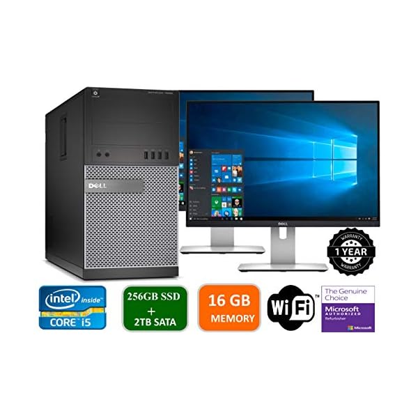 Dell Optiplex 9020 Mini Tower Desktop PC, Intel Core i54570, 16GB Ram