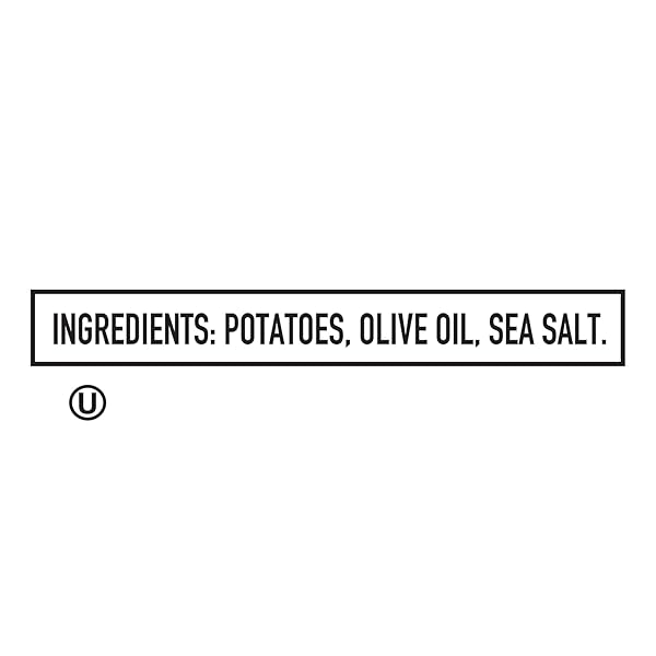 BOULDER CANYON OLIVE OIL KETTLE CHIPS, CLASSIC SEA SALT, 6.5 OZ