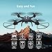 Holy Stone HS200D FPV RC Drone with 720P Camera 120°FOV Live Video WiFi Quadcopter for Beginners and Kids RTF RC Helicopter with Altitude Hold 3D Flips Color Black