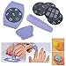 UNKE 1Set Nail Art Stamping Stamper Kit 5 Styles Polish Stamp Decoration
