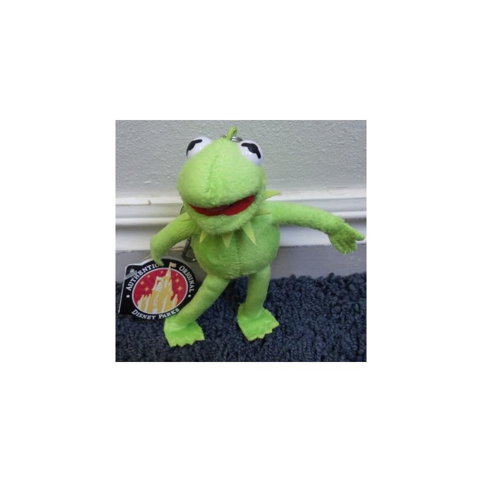 Retired Disney Muppets Kermit the Frog 6 Plush Keychain Doll on PopScreen