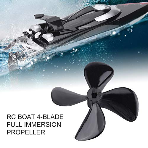 Tbest 2 Stücke Rc Boot Propeller, CCW/Cw 4 Blatt Volleintauch Propeller Rc Schiff Propeller Für Modellboot Rc Boot… – Bild 5