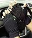 JURUAA Breathable Cool UV Lightweight Fingerless Gloves Driving Fingerless Gloves Black