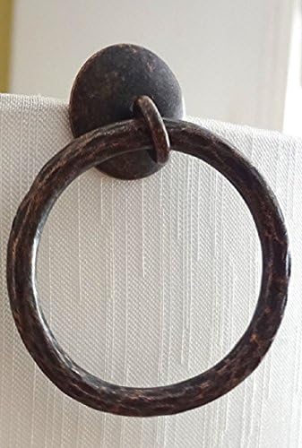 HAMMERED RING SHADE PULL, OIL RUB BRONZE