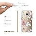 Case for Galaxy S6 Edge Plus Case, Floral Printed Flower Clear Slim TPU Bumper Protective Cover for Galaxy S6 Edge Plus (4)
