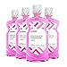 Amazon Brand - Solimo Kids Anticavity Fluoride Rinse, Alcohol Free, Bubble Gum, 500 mL, 16.9 Fluid Ounces, Pack of 4