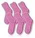 Pembrook Fuzzy Socks with Grips for Women & Men - 6 Pairs Non-Skid, No-Slip Fuzzy Socks