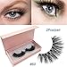 NewKelly Mink Fake Eyelash 3D Reusable Thick Full Strip Muti-layer Handmade Long Cross 1 Pair False Lash