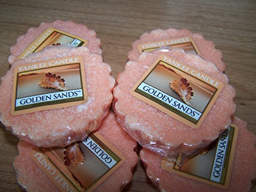 Lot of 12 Yankee Candle Golden Sands Tarts Wax Melts .80 Oz Each (Scented)