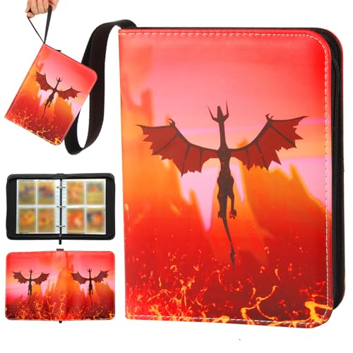 Red Dynamic Dragon Pattern