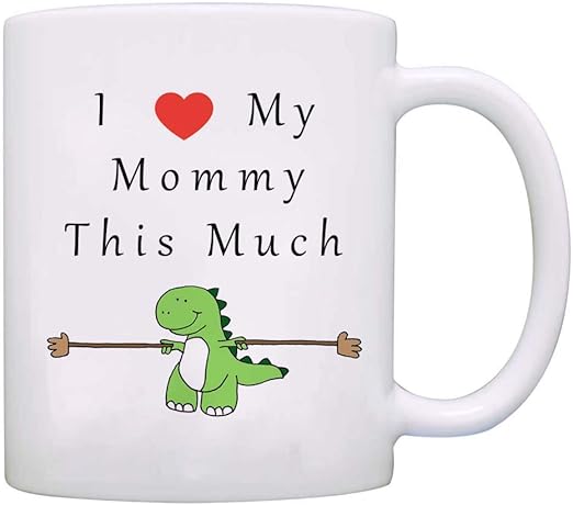 i love my mom mug